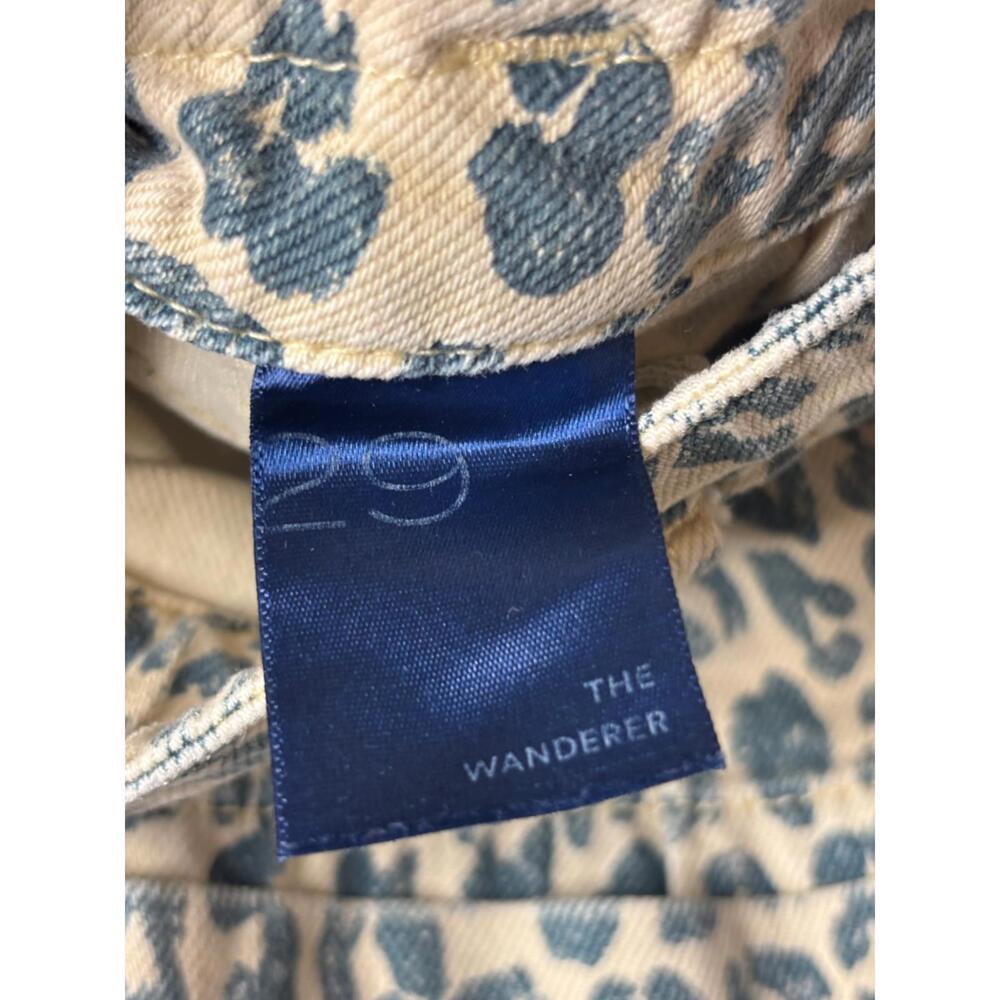 Pilcro Anthropologie Women 29 The Wanderer Straight Leg Leopard Print Jean(1956) - Picture 7 of 7